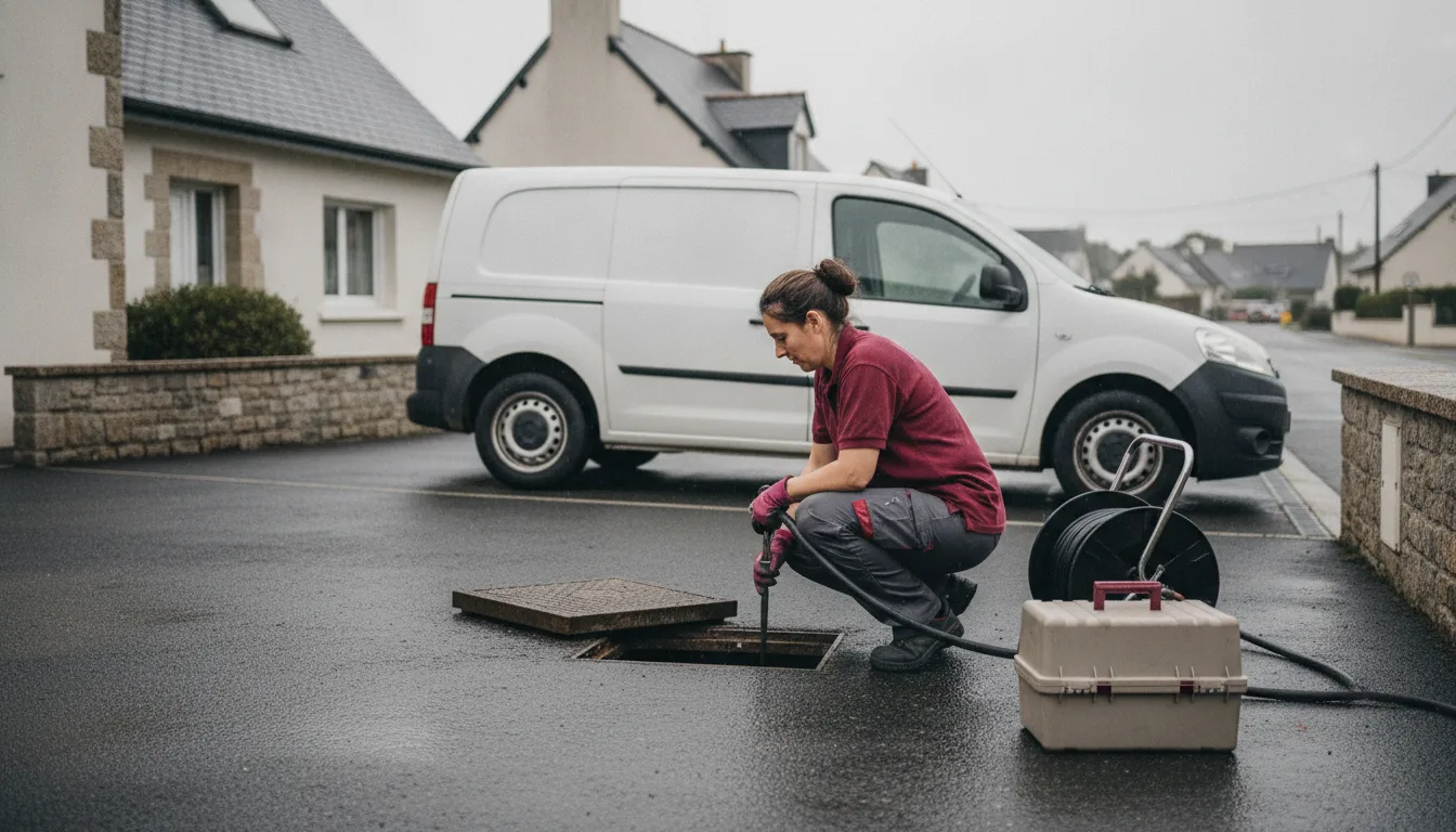 Débouchage canalisation Guérande – méthode / geste technique